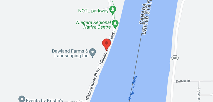 map of PCL6 Niagara River Parkway